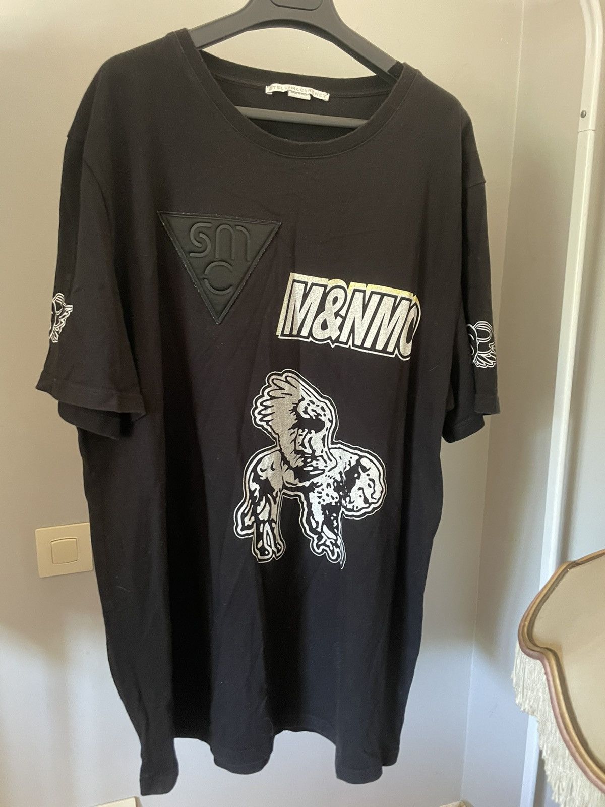 Stella McCartney T-shirt Black Printed with details XXL Size US XXL / EU 58 / 5 - 1 Thumbnail