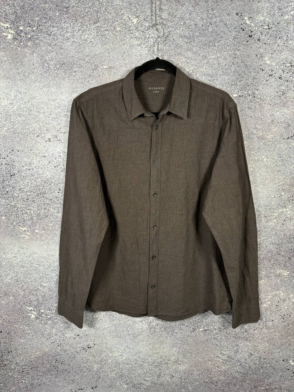 Allsaints AllSaints Quarry LS Shirt Brown Check Men's Oldmoney Large Size US L / EU 52-54 / 3 - 1 Thumbnail