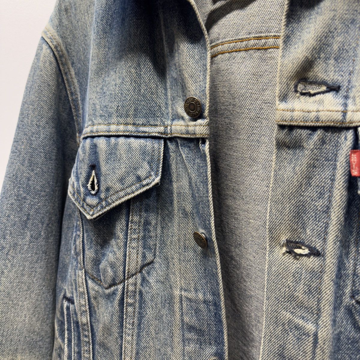 Levi's 80s Levi's Faded Distressed Jacket ERD Grunge Hedi Chrome Size US L / EU 52-54 / 3 - 9 Thumbnail