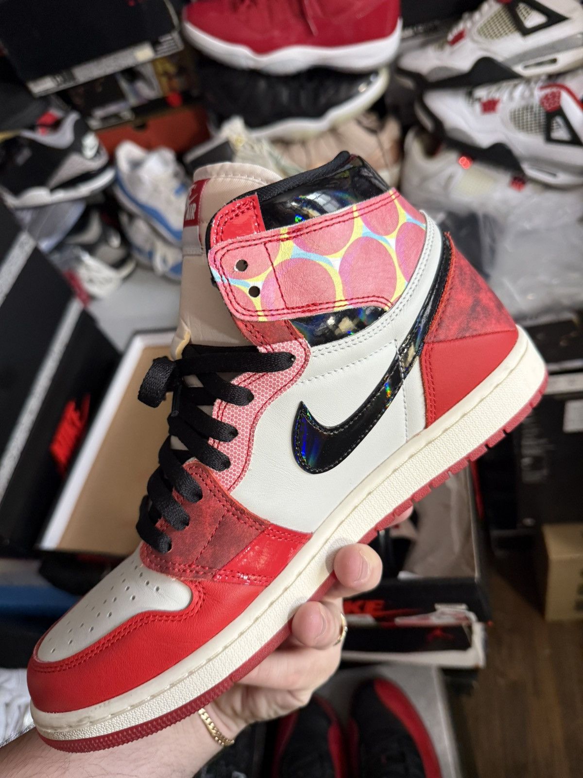 Jordan Brand Jordan retro 1 spiderverse sz 10.5 Size US 10.5 / EU 43-44 - 3 Thumbnail