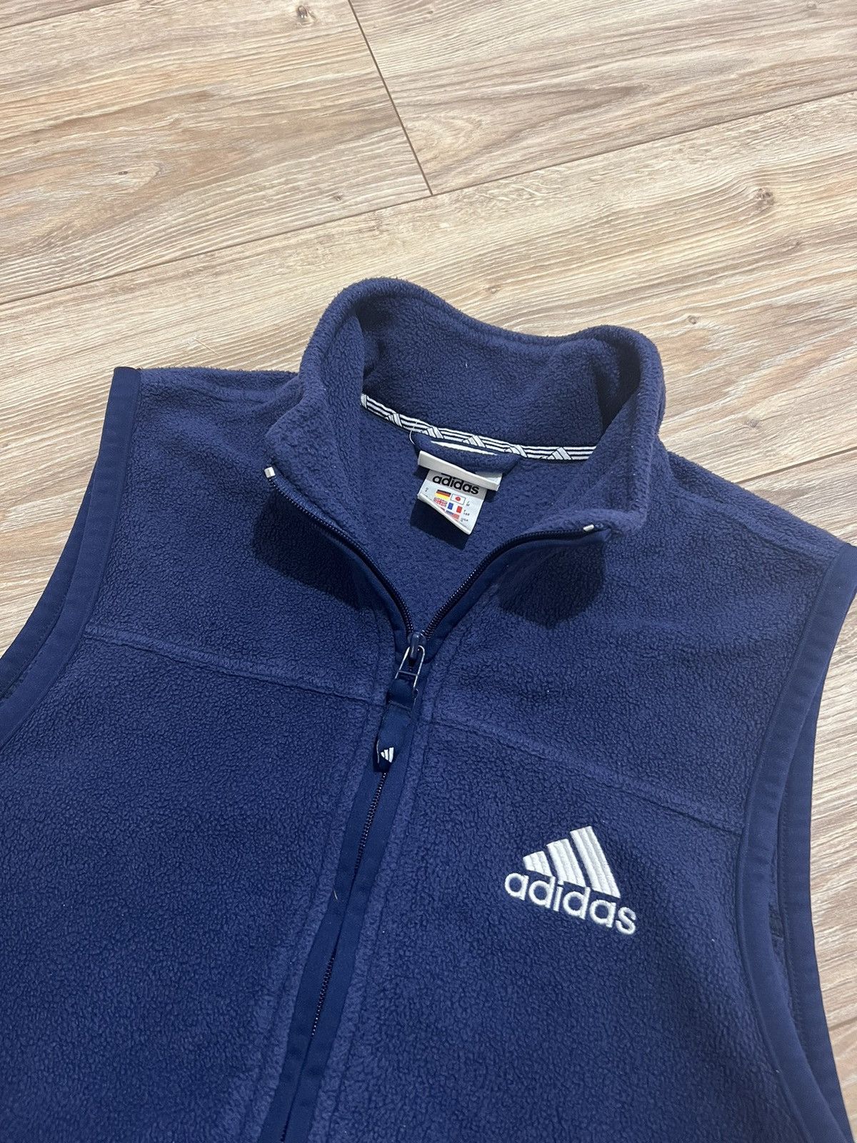 Adidas × Vintage Rare Vest Adidas Vintage Fleece 1999 Streetwear Size US M / EU 48-50 / 2 - 3 Thumbnail