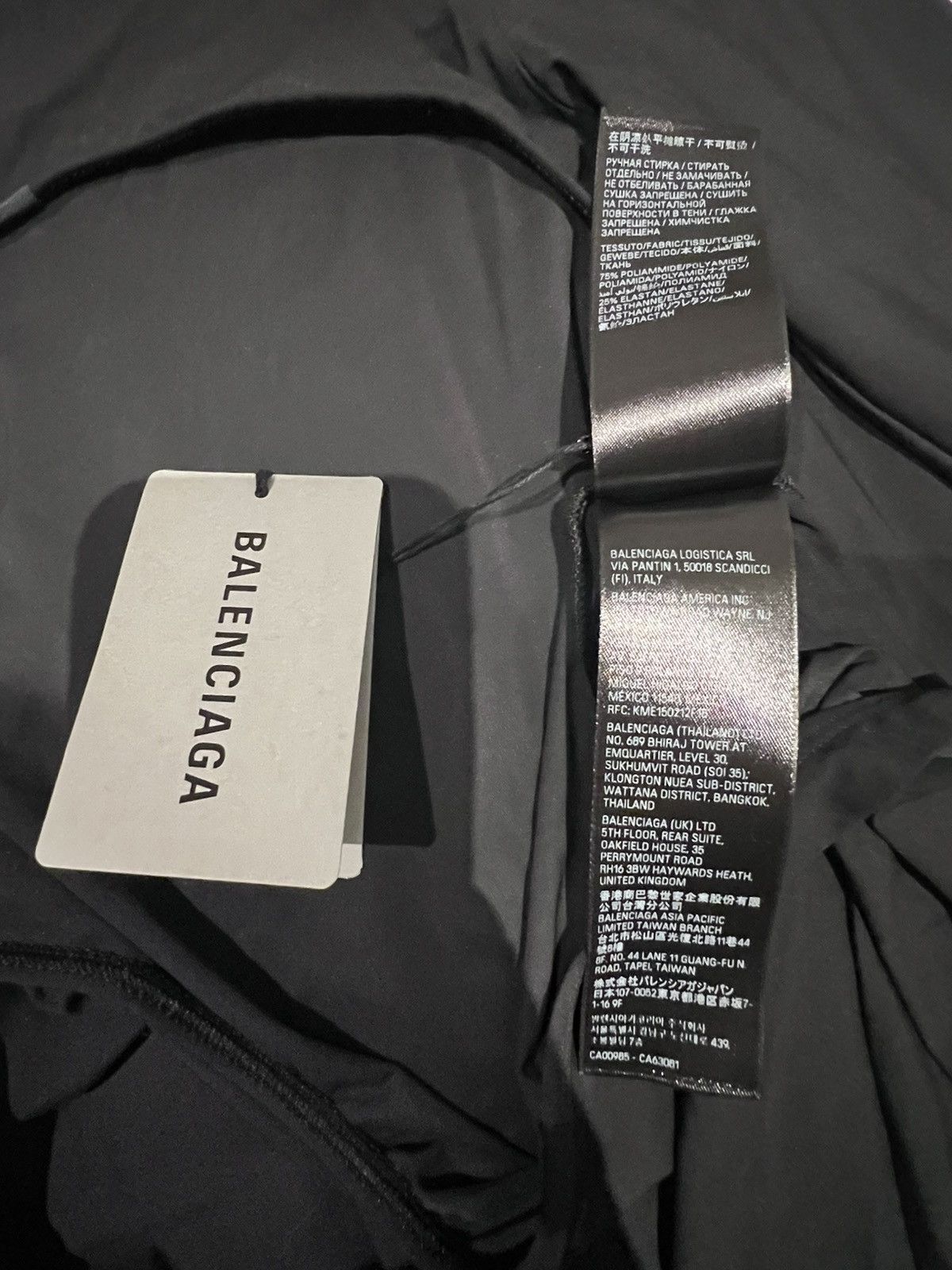 Balenciaga Black lightweight jersey cut-out maxi dress Size XXS / US 00 / IT 34 - 7 Thumbnail