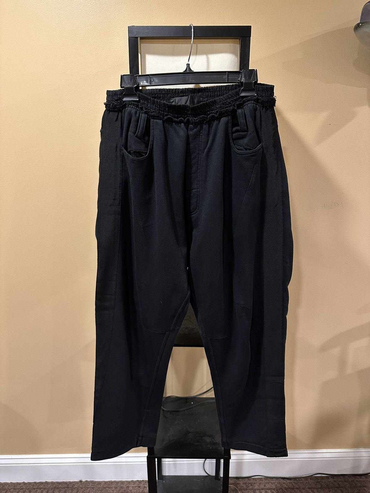 Haider Ackermann Haider Ackermann Black Perth Jogger Taxedo Pants Size US 33 - 5 Thumbnail