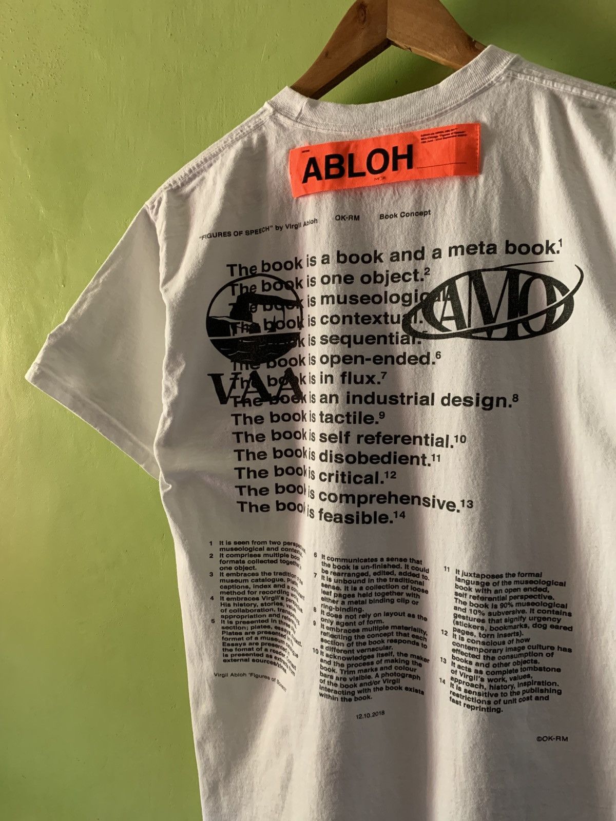 Virgil Abloh Virgil Abloh "figures of speech" Champion tee Size US M / EU 48-50 / 2 - 1 Thumbnail
