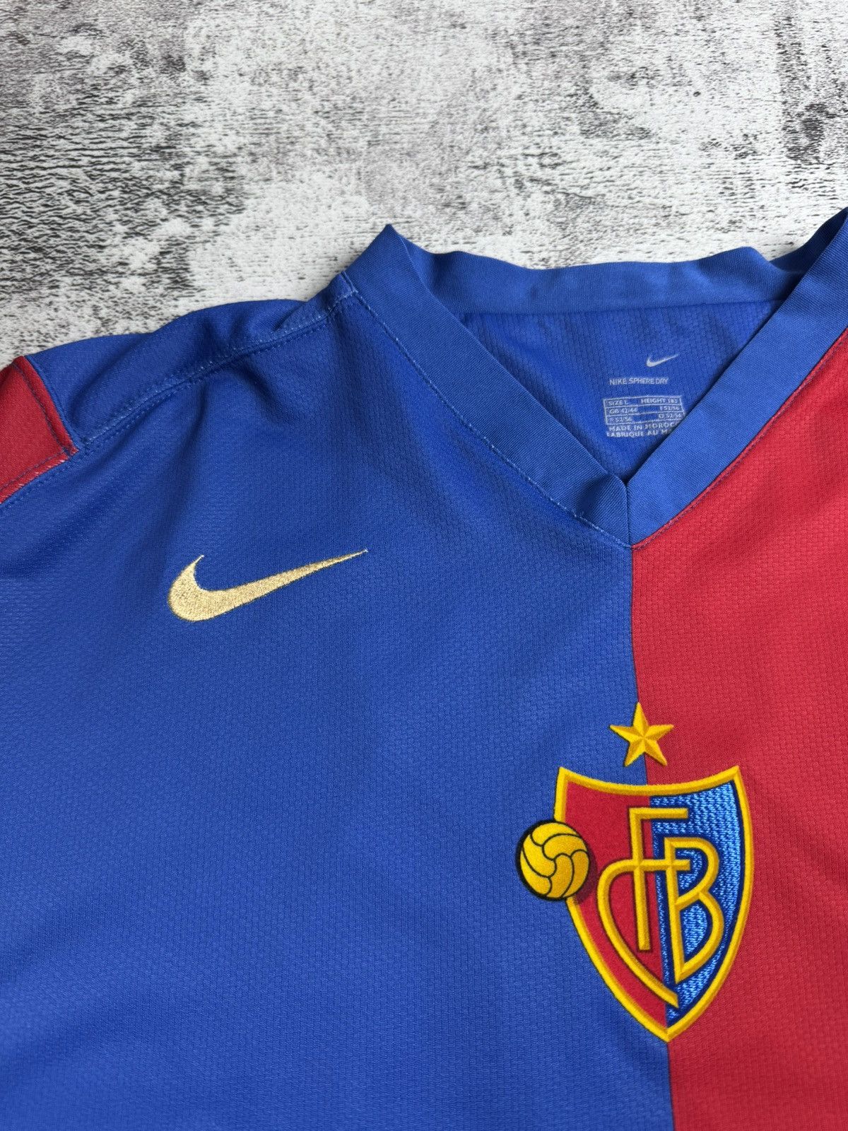 Nike BASEL 2006/2008 Matthias Nike Bloke core Soccer Football Fan T Shirt Jersey Kit Size US L / EU 52-54 / 3 - 8 Thumbnail