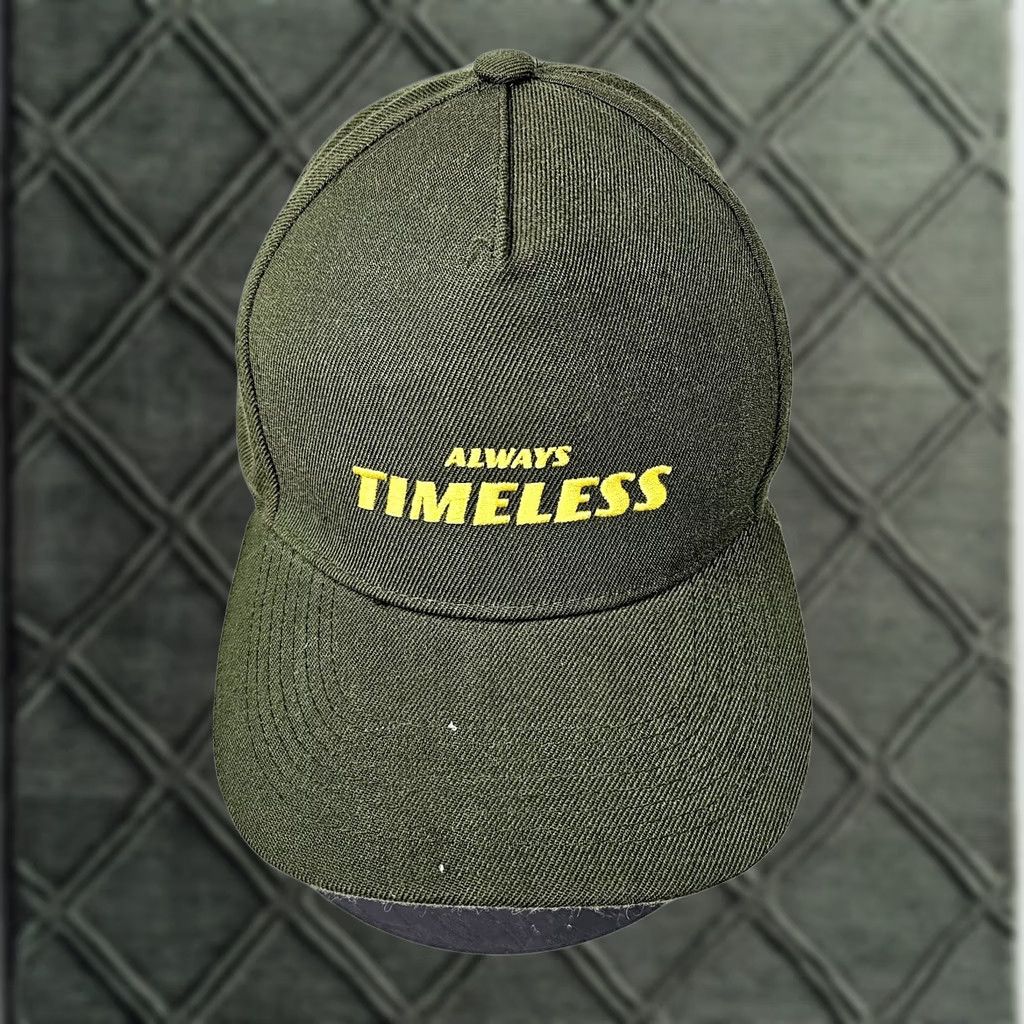 Olive Timeless Olive Green Snapback Hat Used Condition One Size Men Outdoor Snapback FAST SHIPPING Size ONE SIZE - 1 Thumbnail
