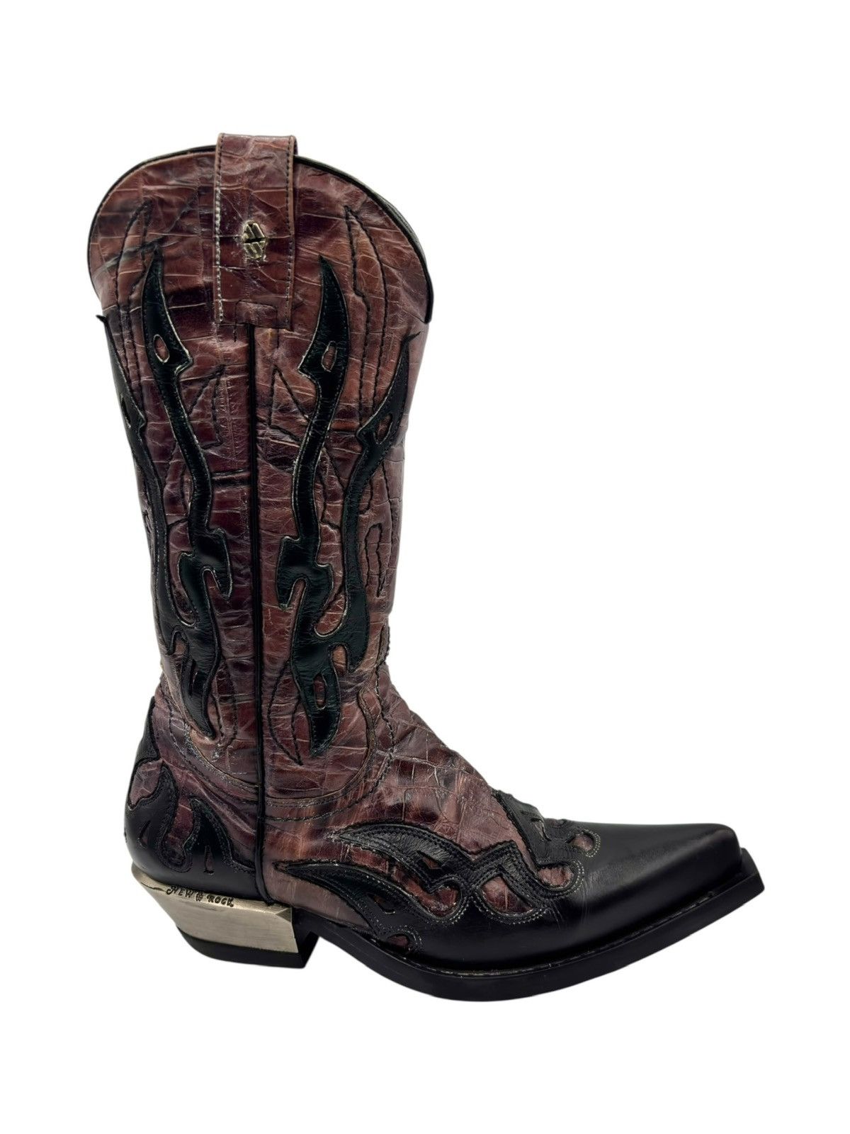 New Rock Vintage New Rock purple flame cowboy boots Size 37 Size US 7 / IT 37 - 4 Thumbnail