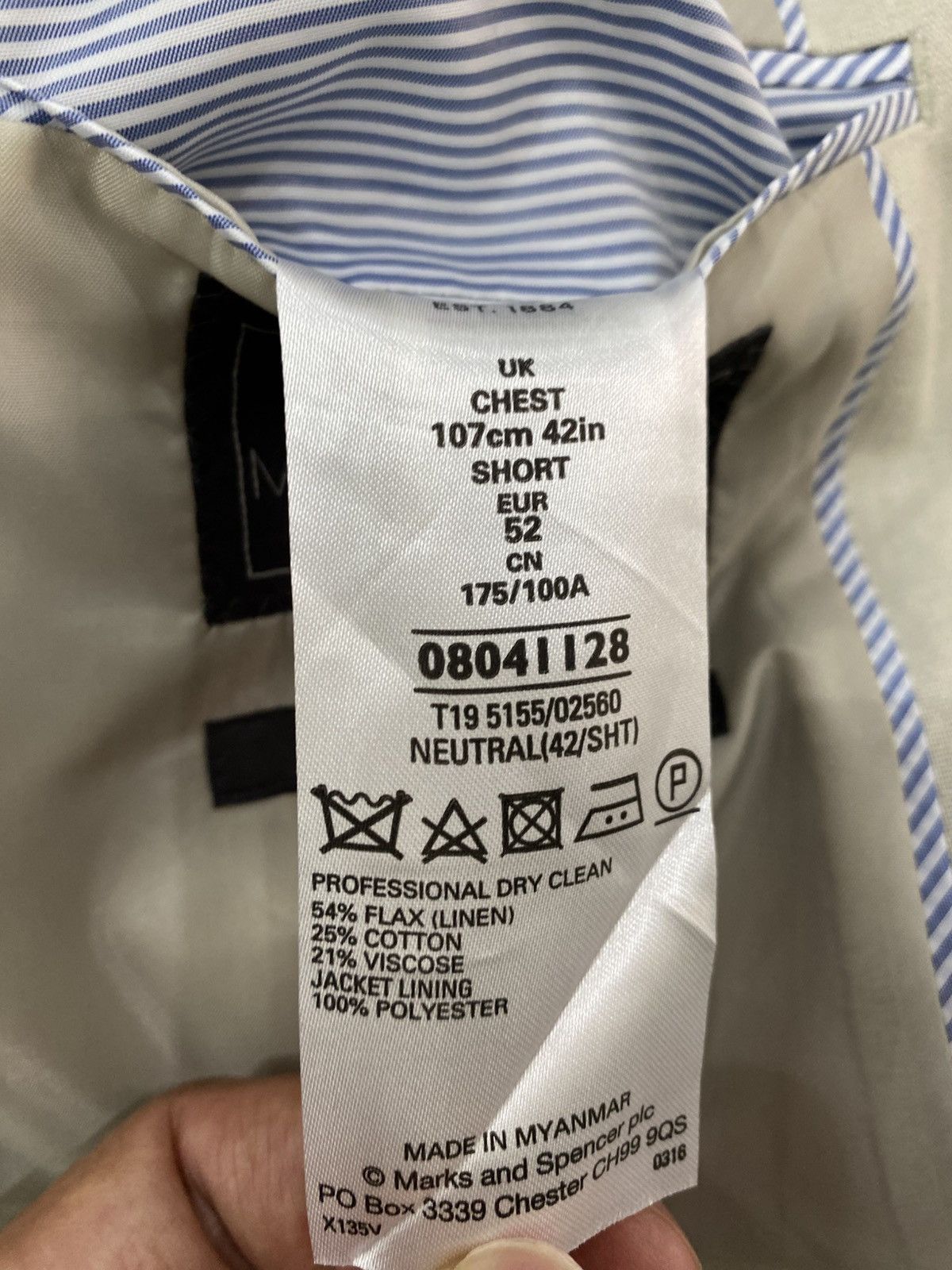 Marks & Spencer Marks and Spencer (M&S) Blazer/Jacket Size 42R - 5 Thumbnail