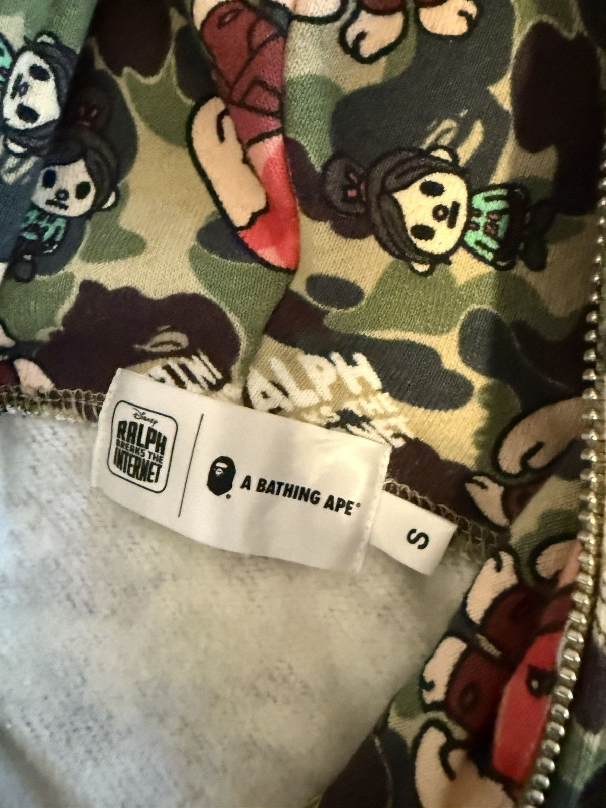 Bape BAPE x Disney Wreck it Ralph Ape Hoodie Size US S / EU 44-46 / 1 - 4 Thumbnail