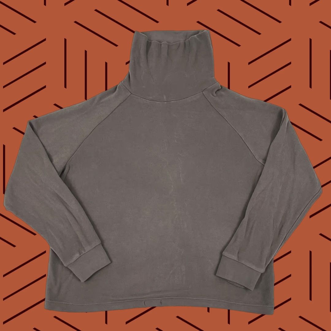 Varley Varley Portland High Neck Midlayer Sweater Womens Medium Gray Lounge Athleisure Size M / US 6-8 / IT 42-44 - 1 Thumbnail