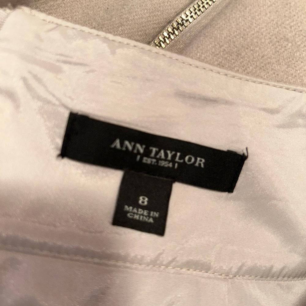 Ann Taylor Ann Taylor l Tan Wool Blend Skirt Size 8 Size 30" / US 8 / IT 44 - 6 Thumbnail