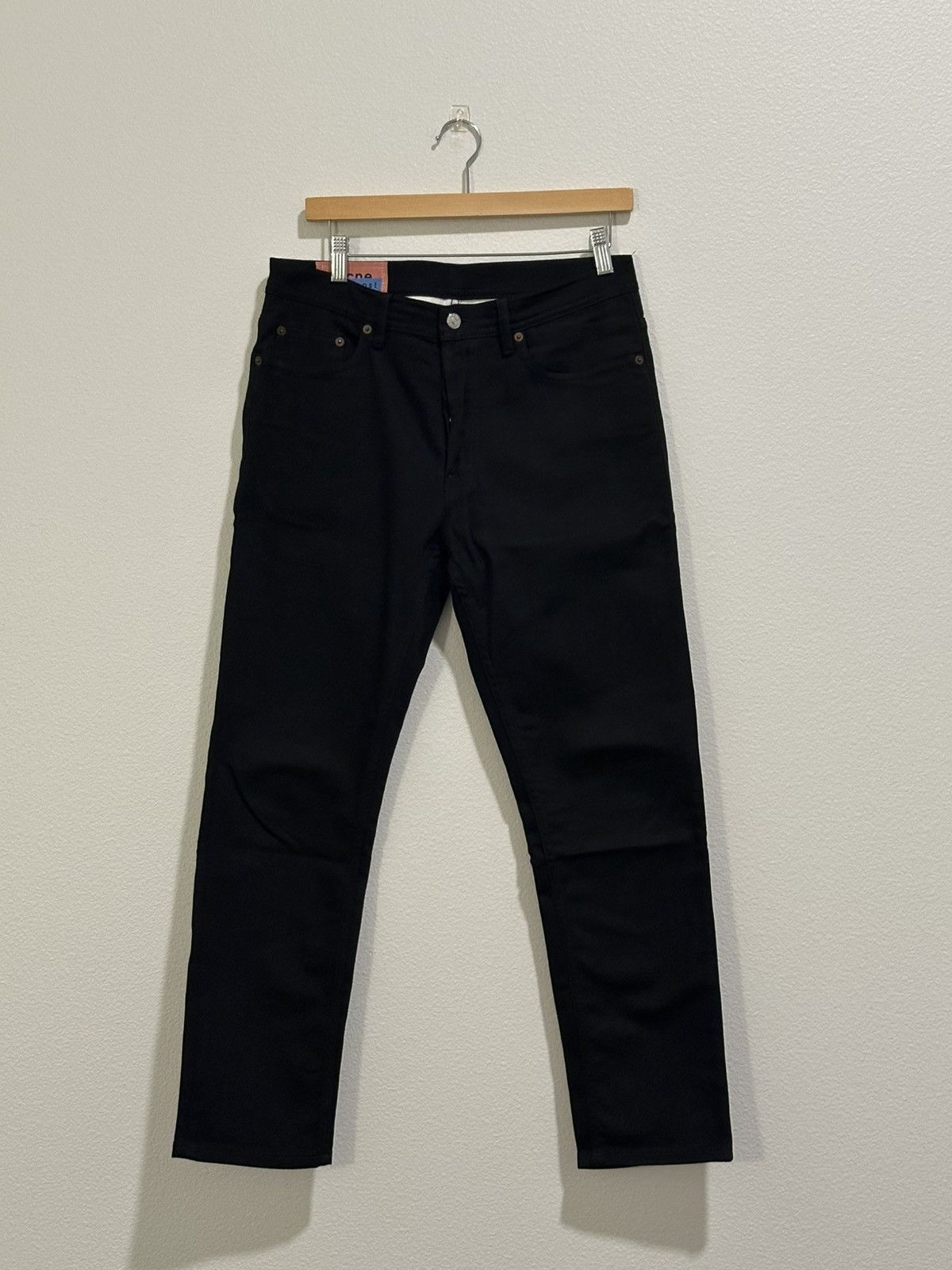 Acne Studios Acne Studios River Stay Black Jeans Size 31/32 Size US 31 - 1 Thumbnail