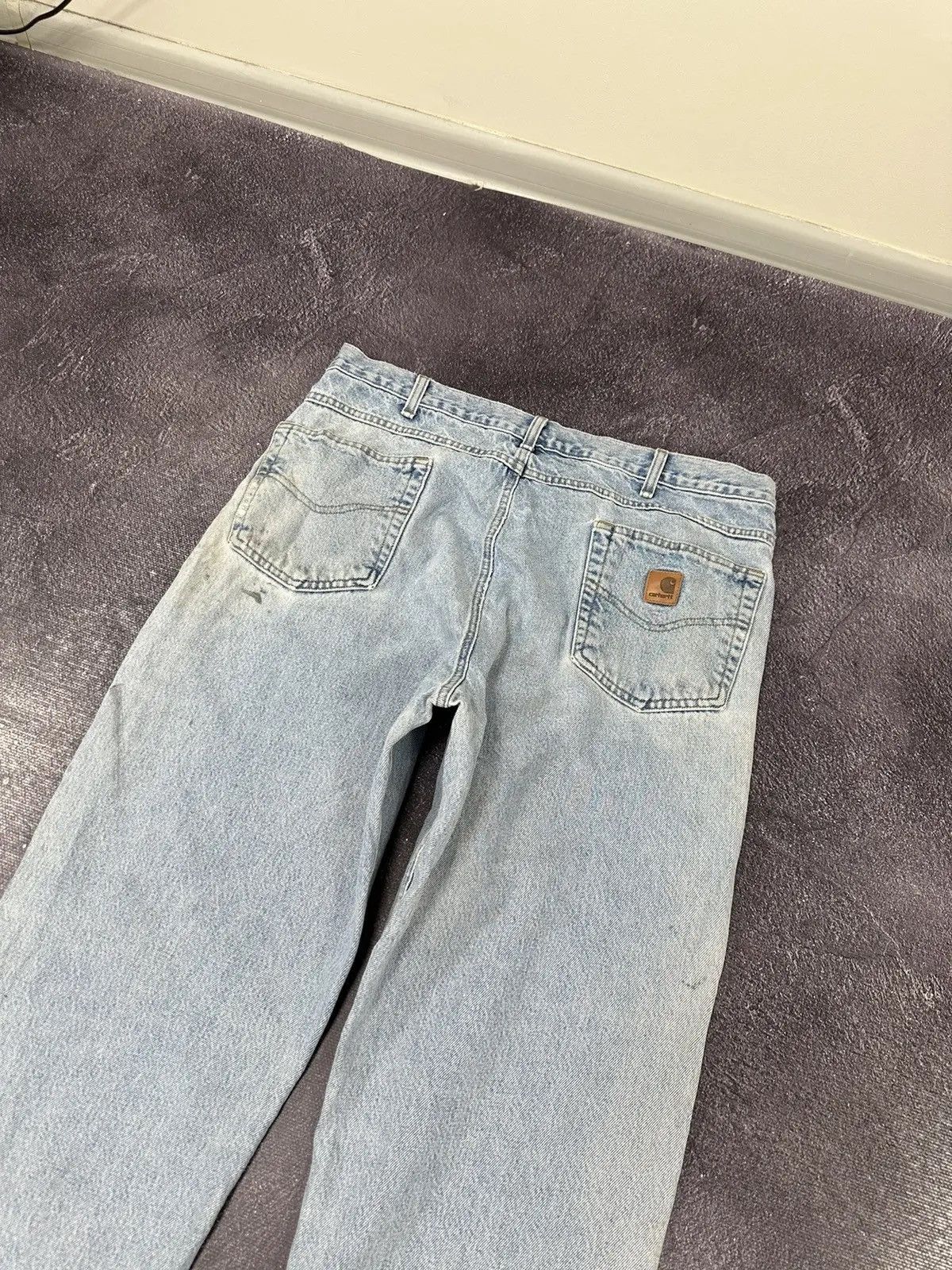 Carhartt × Vintage Vintage Carhartt Light Blue American Denim Hype Jeans Size US 38 / EU 54 - 6 Thumbnail