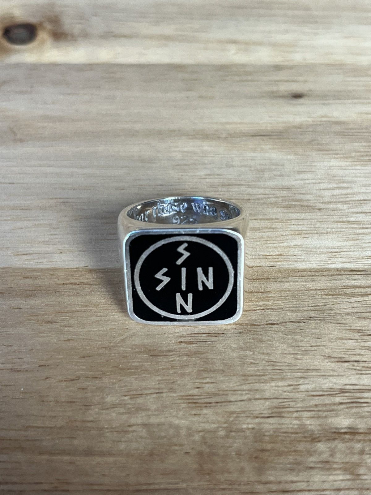 For Those Who Sin For Those Who Sin Sterling Silver Ring 2019 Size ONE SIZE - 1 Thumbnail