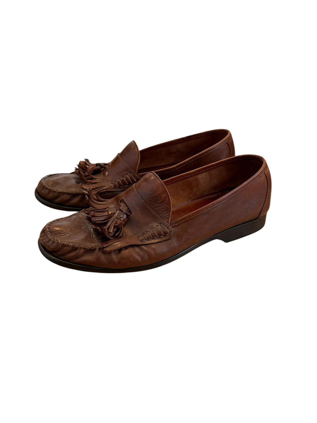 Bally Bally vintage leather tassel loafers size 10 Size US 10 / EU 43 - 1 Thumbnail
