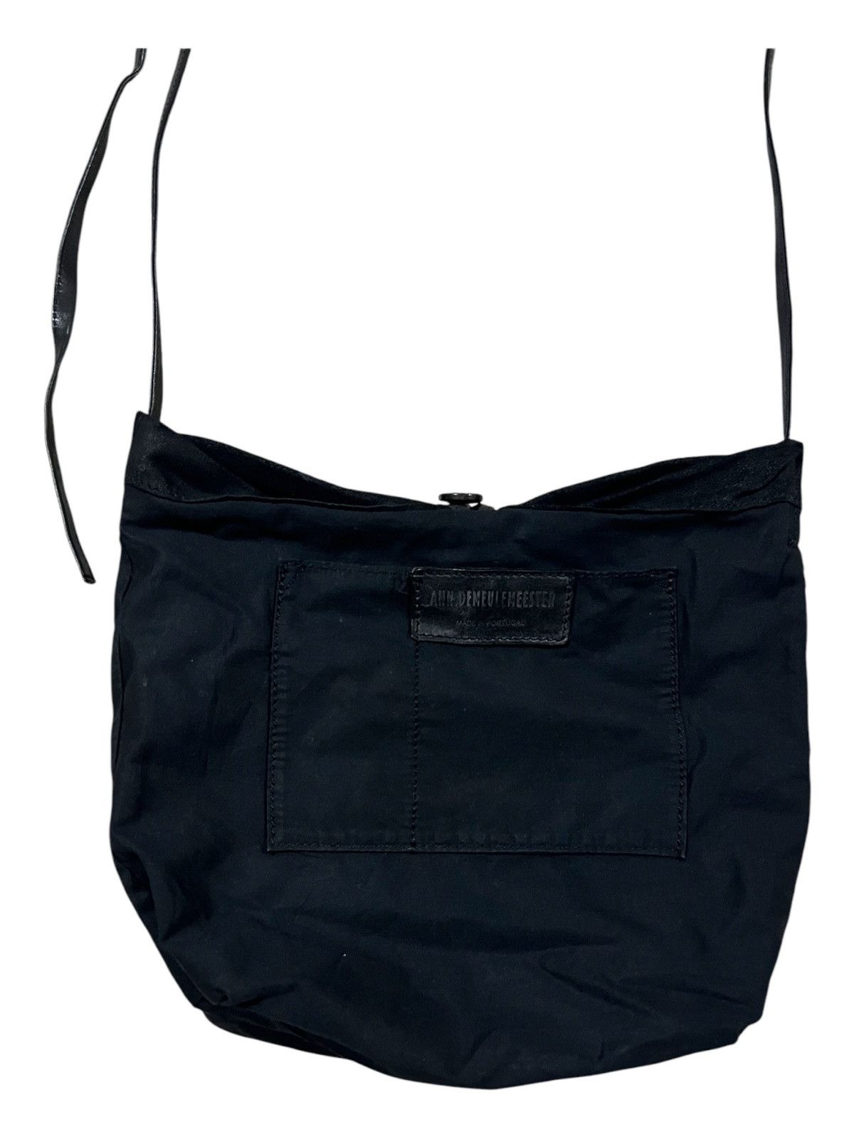 Ann Demeulemeester Ann Demeulemeester 🇧🇪 Suede Fanny Messenger Crossbody Bag Size ONE SIZE - 6 Thumbnail