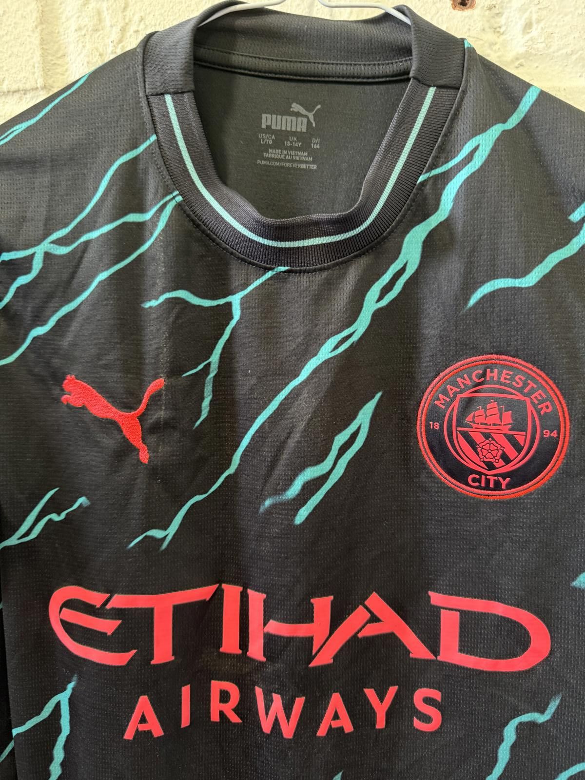 Puma Manchester City Puma Football Jersey Size US M / EU 48-50 / 2 - 3 Thumbnail