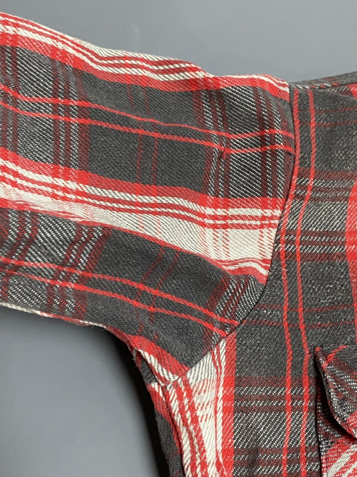 FiveBrother Vintage 70s Five Brother USA Plaid Shirt Long Sleeve Size S Size US S / EU 44-46 / 1 - 4 Thumbnail