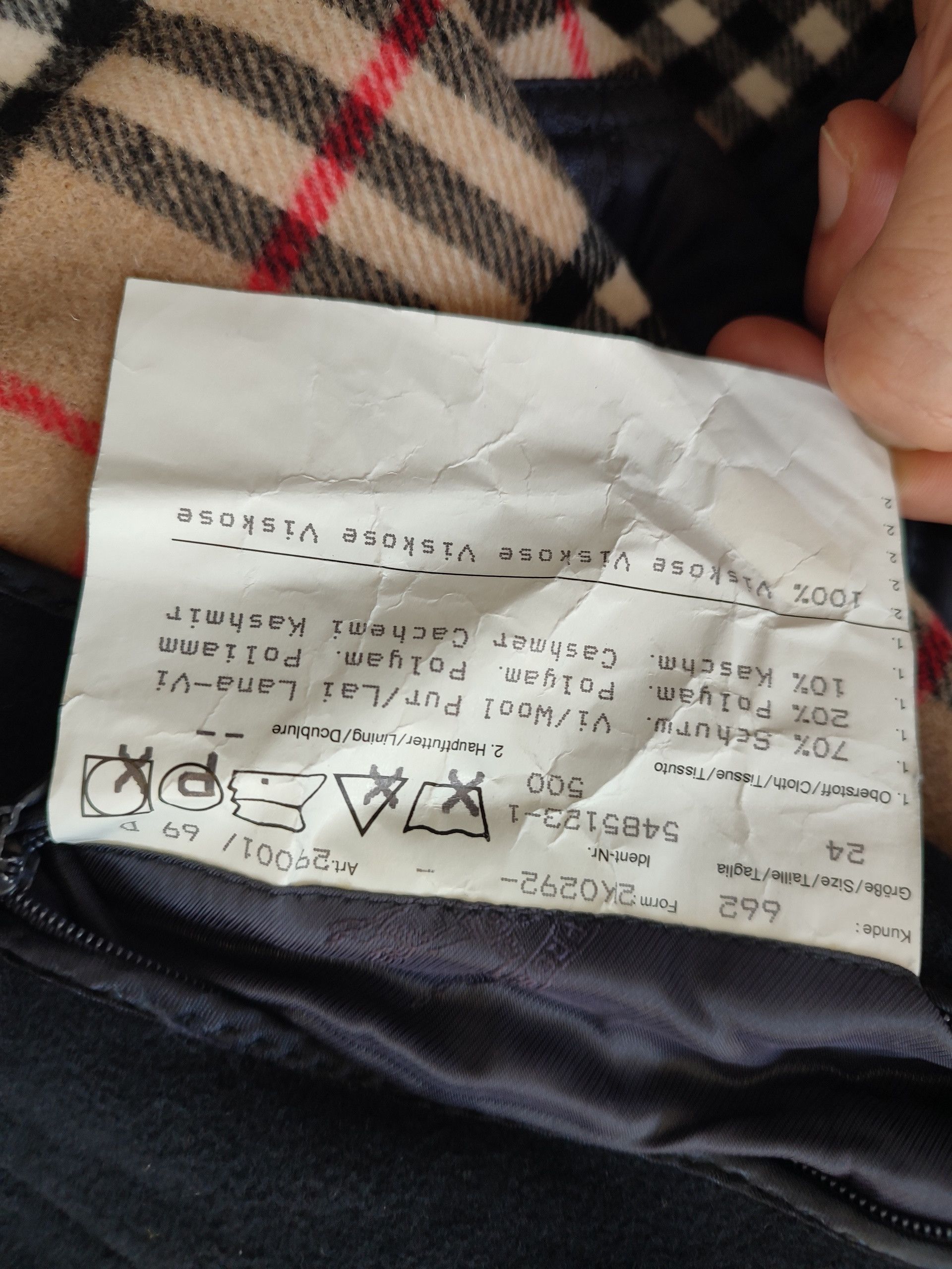 Burberry Burberrys Burberry Vintage Coat WOOL size 26 XL Size US XL / EU 56 / 4 - 4 Thumbnail