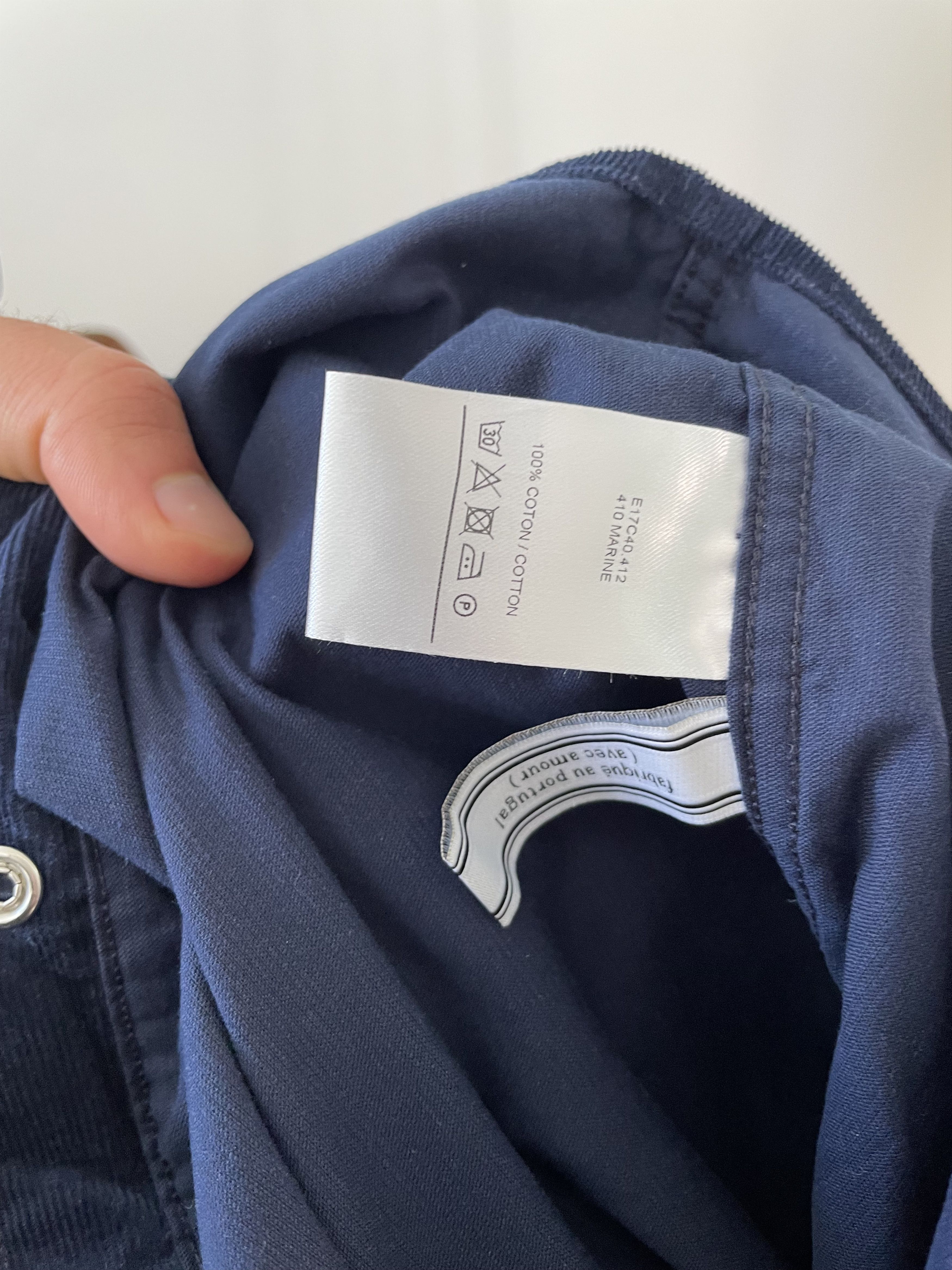 AMI Ami Western Navy button down overshirt corduroy Size US S / EU 44-46 / 1 - 4 Thumbnail