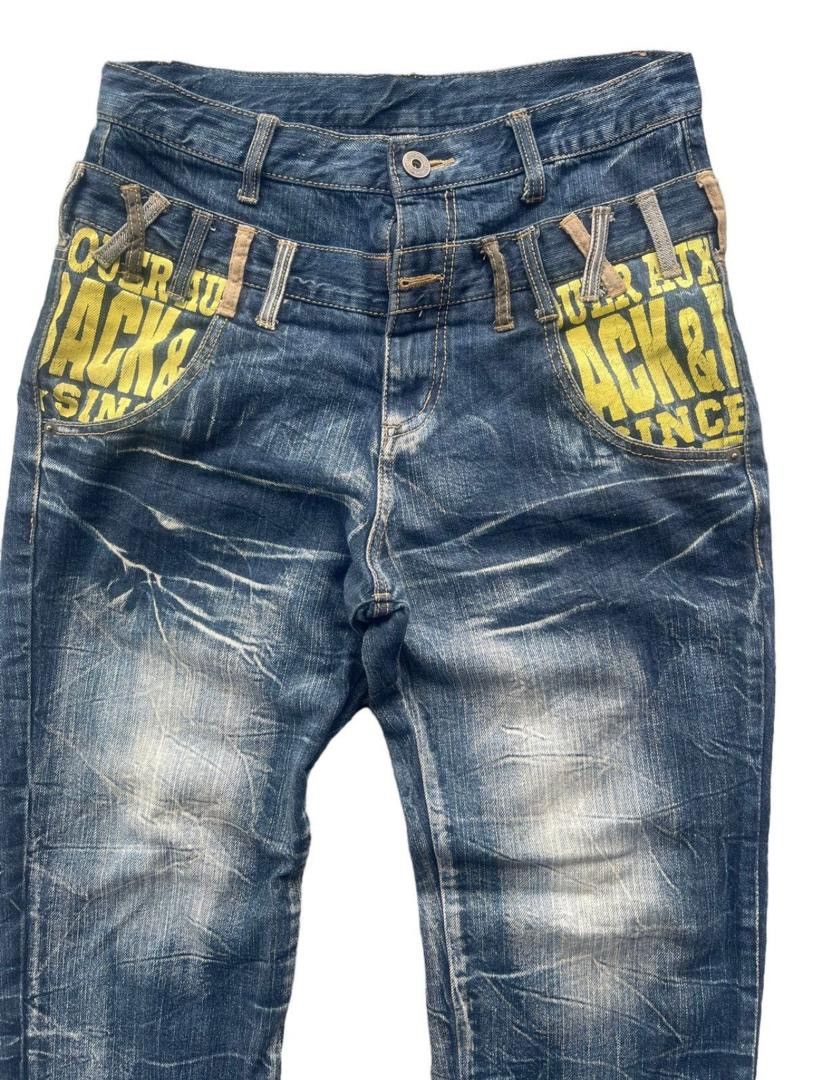 Japanese Brand Japanese Brand Double Waist Jeans Size US 32 / EU 48 - 6 Thumbnail