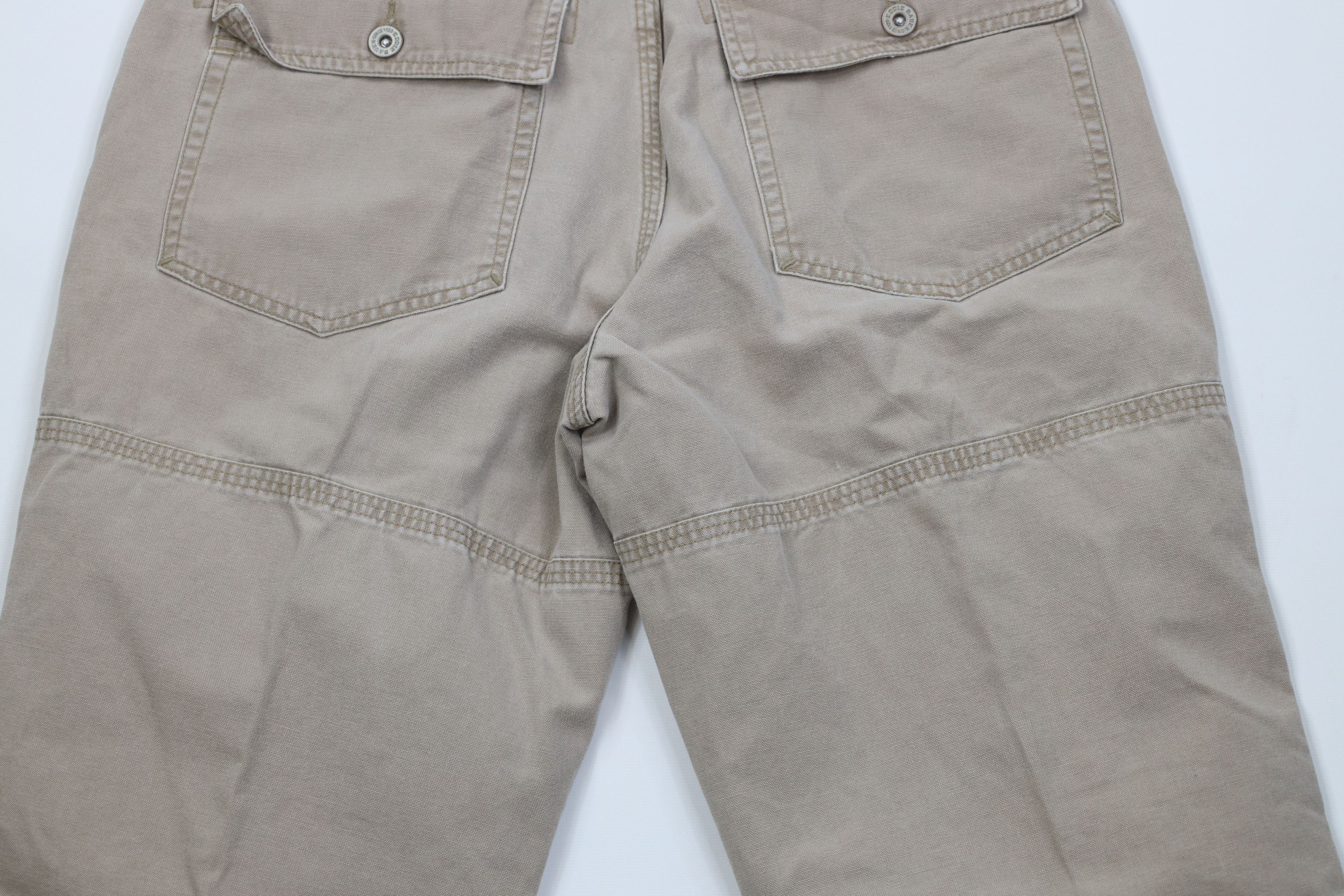 Eddie Bauer Vintage Y2K Eddie Bauer Knee Wide Leg Pants Canvas Beige Size US 32 / EU 48 - 13 Thumbnail