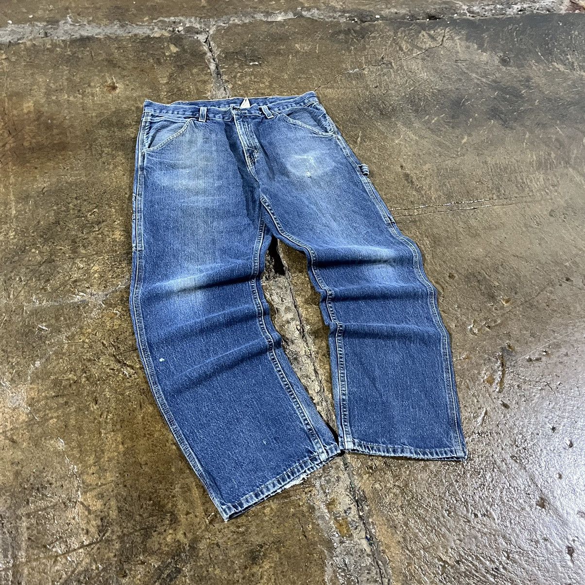 Carhartt × JNCO × Vintage Crazy Vintage Y2K Baggy Carpenter Jeans Skater Wide Leg JNCO Size US 36 / EU 52 - 7 Thumbnail