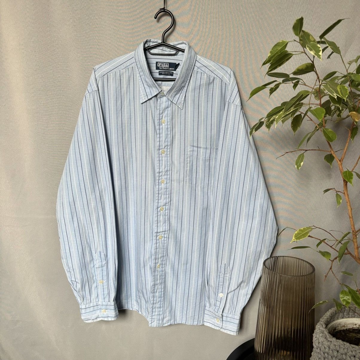 Polo Ralph Lauren Polo Ralph Lauren shirt button up blue xxl vintage rare Size US XXL / EU 58 / 5 - 1 Thumbnail