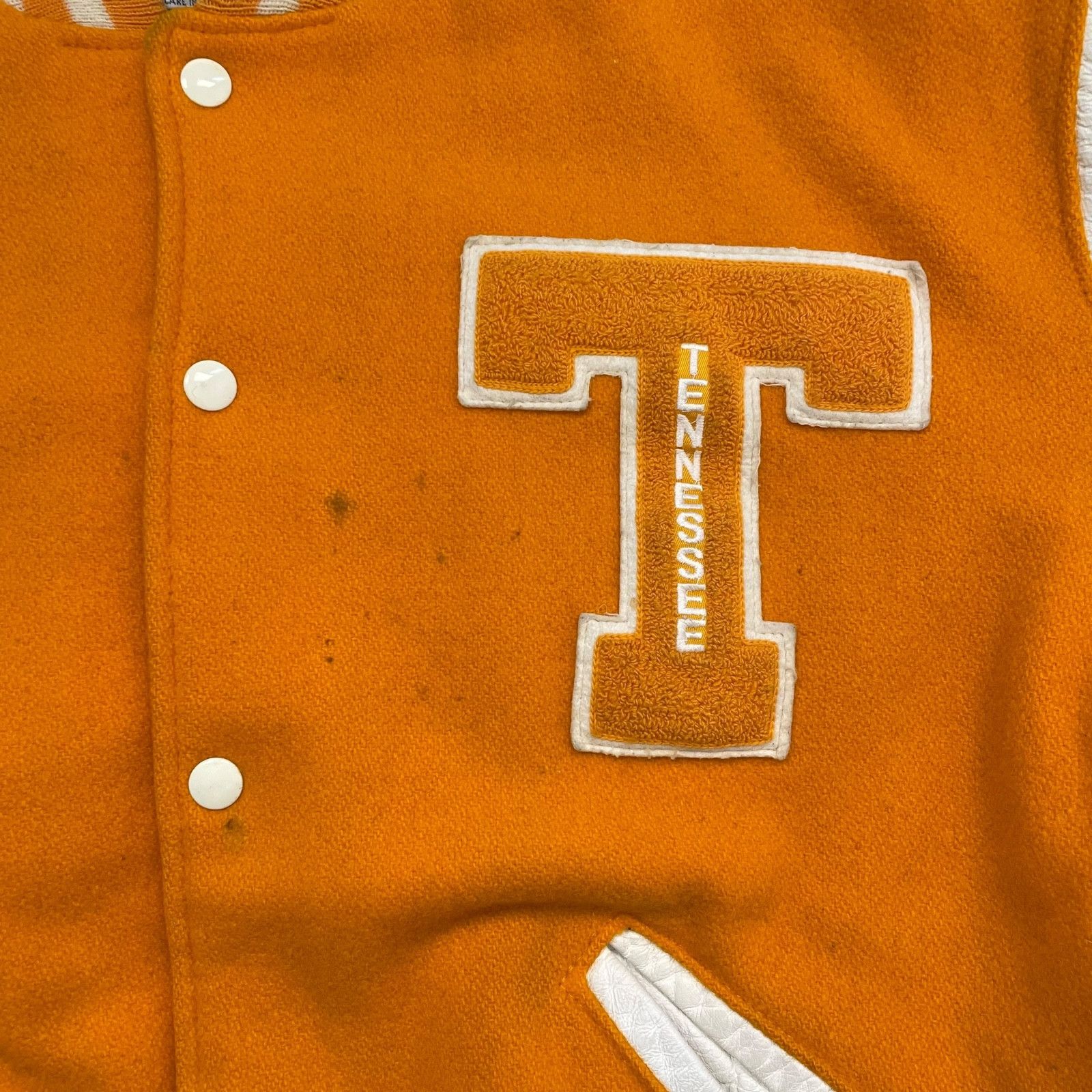NCAA RARE VTG 90s TENNESSEE VOLUNTEERS VOLS DELONG VARSITY JACKET Size US L / EU 52-54 / 3 - 9 Thumbnail