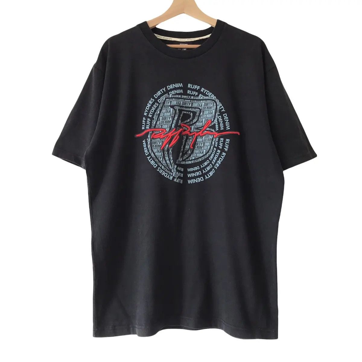 Rap Tees Rare Vintage Ruff Ryders Big Logo Tshirt Size US XL / EU 56 / 4 - 1 Thumbnail