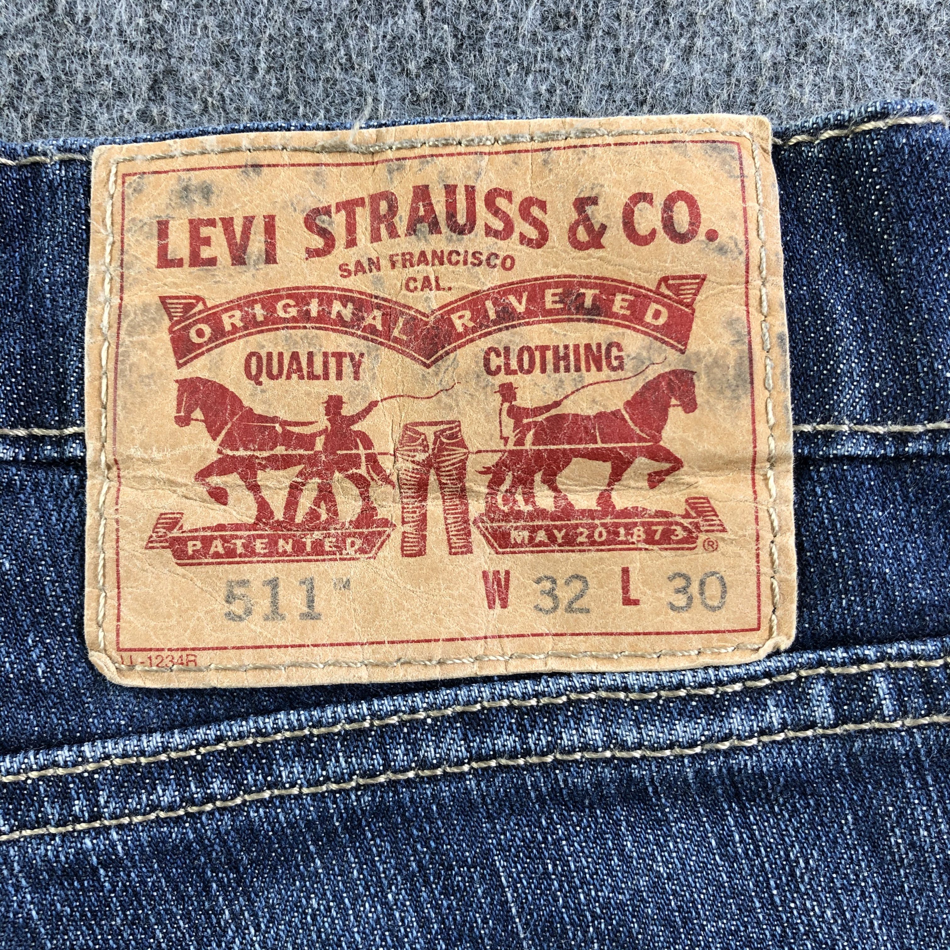 Levi's Vintage Blue Wash Levis 511 Jeans-J4202 Size US 32 / EU 48 - 5 Thumbnail