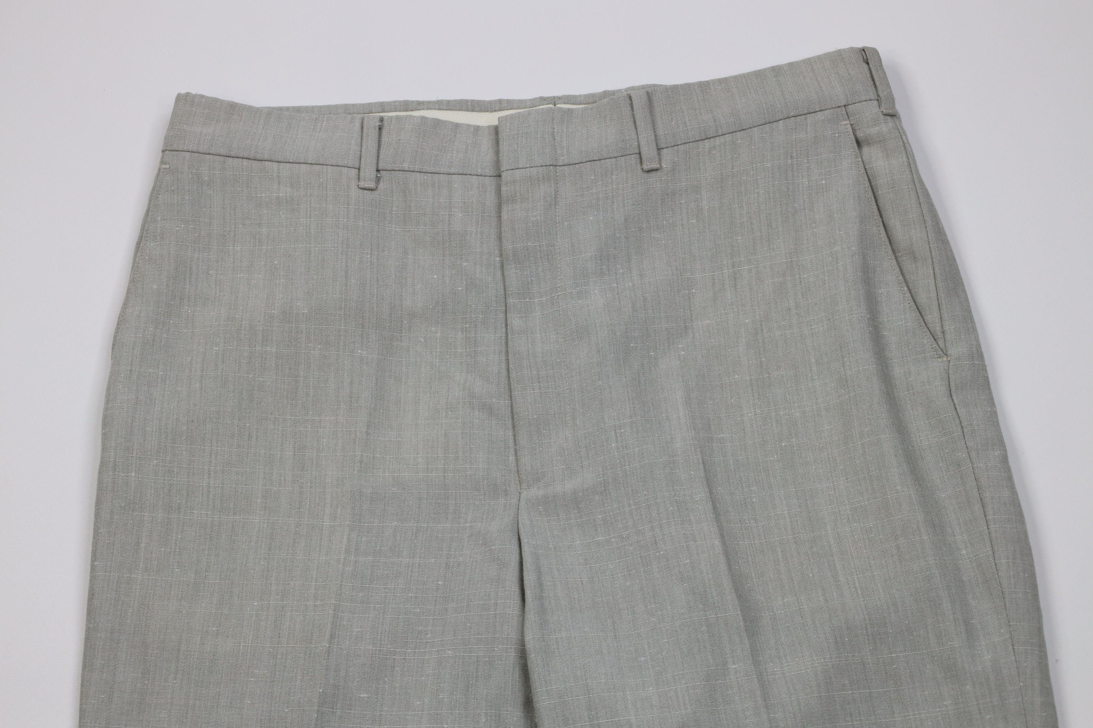 Vintage Vintage 70s Streetwear Rayon Gabardine Blend Wide Leg Pants Size US 34 / EU 50 - 2 Thumbnail
