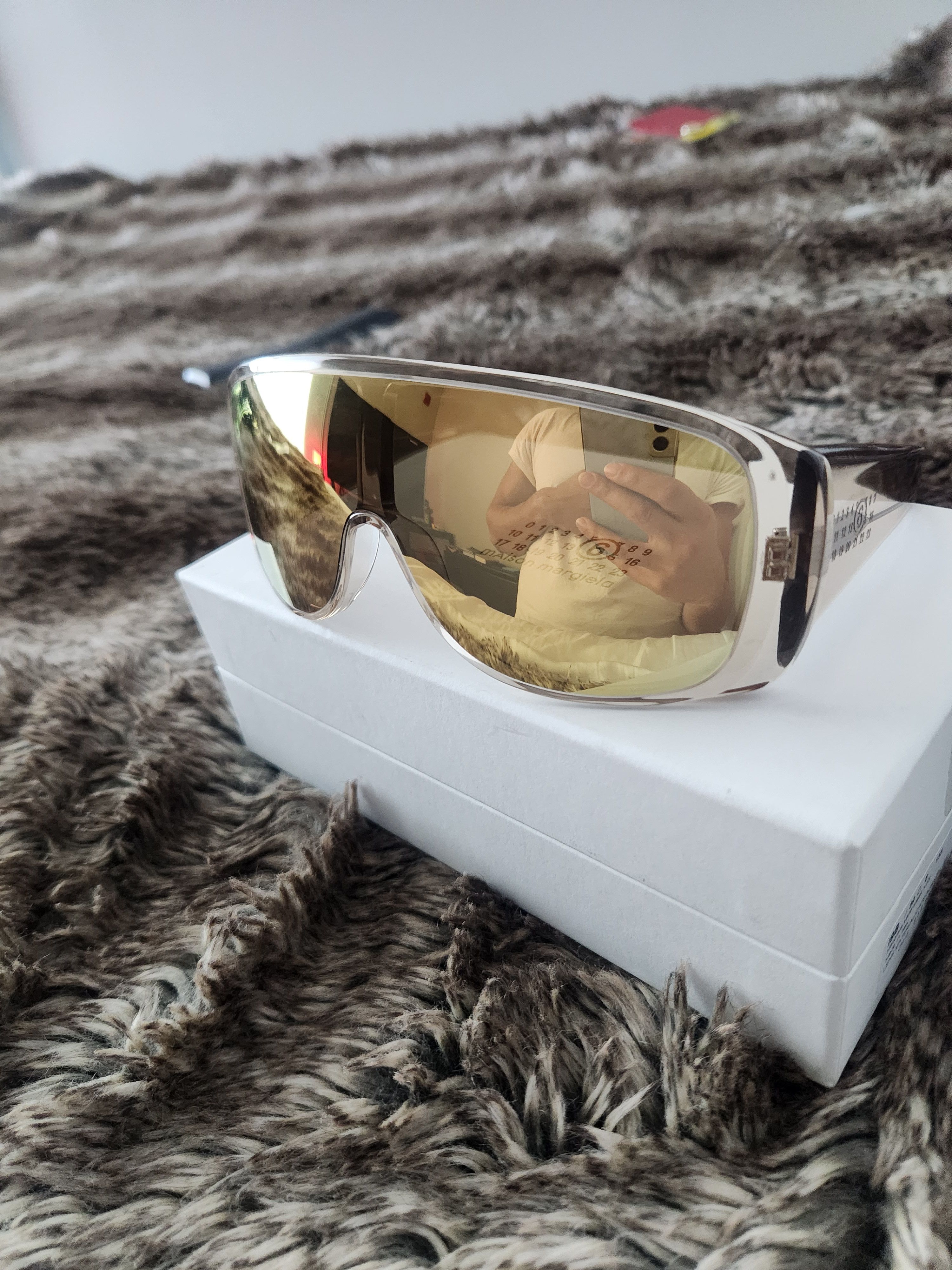 Maison Margiela Maison Margiela Mirrored/Reflective Sunglasses Size ONE SIZE - 1 Thumbnail