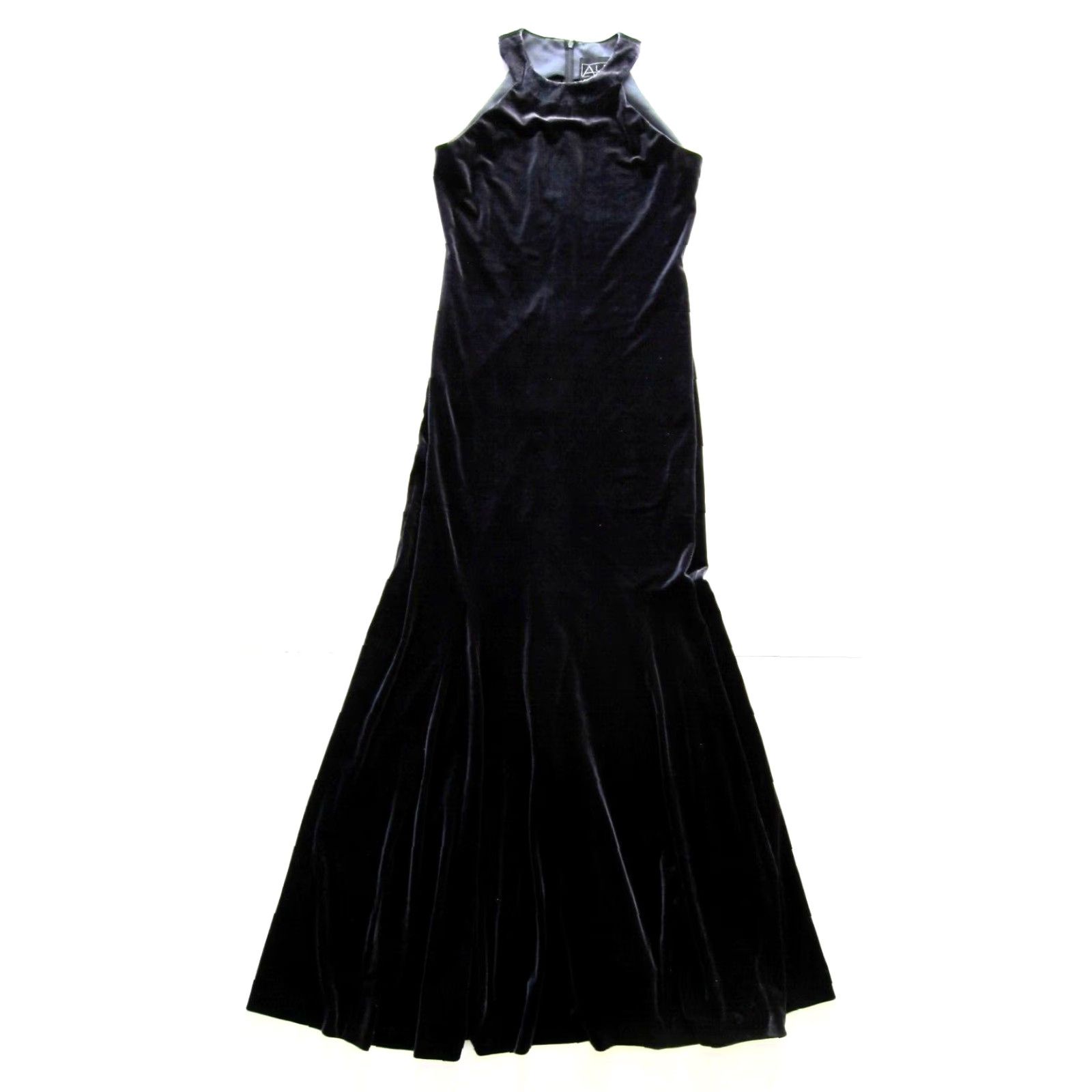 Alex Evenings VINTAGE Alex Evenings Grey Velvet Stretch Long Maxi Formal Tank Dress Women 4 Size S / US 4 / IT 40 - 2 Thumbnail