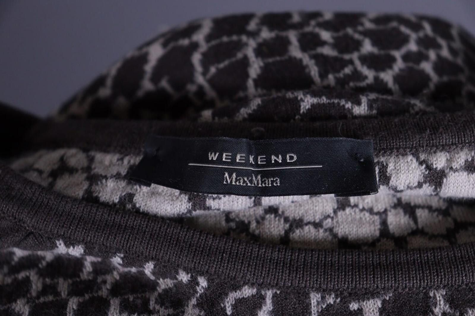 Designer Weekend Max Mara Brown Leopard Print Sweater Size M Size M / US 6-8 / IT 42-44 - 12 Thumbnail