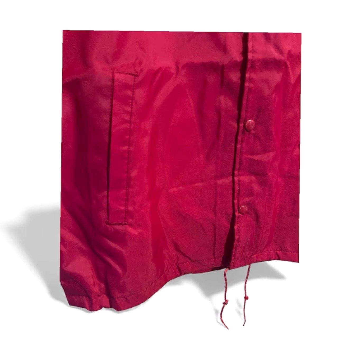 Vintage VINTAGE Auburn Coachs Jacket Mens XL Red 80s Deadstock NWOT Nylon Shell Polyester Lining Windbreaker USA Made Size US XL / EU 56 / 4 - 3 Thumbnail