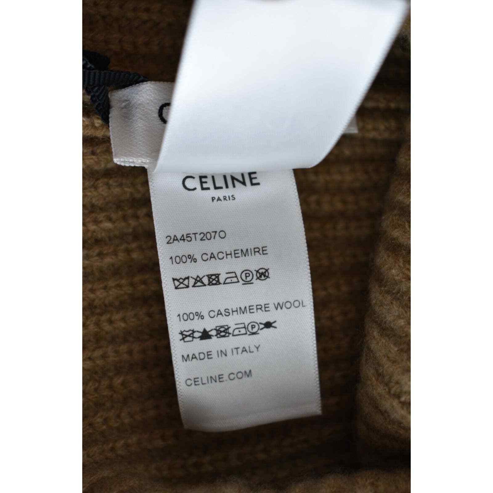 Celine Celine Paris Cashmere Knit Wool Embroidered Beanie Hat Size ONE SIZE - 11 Thumbnail
