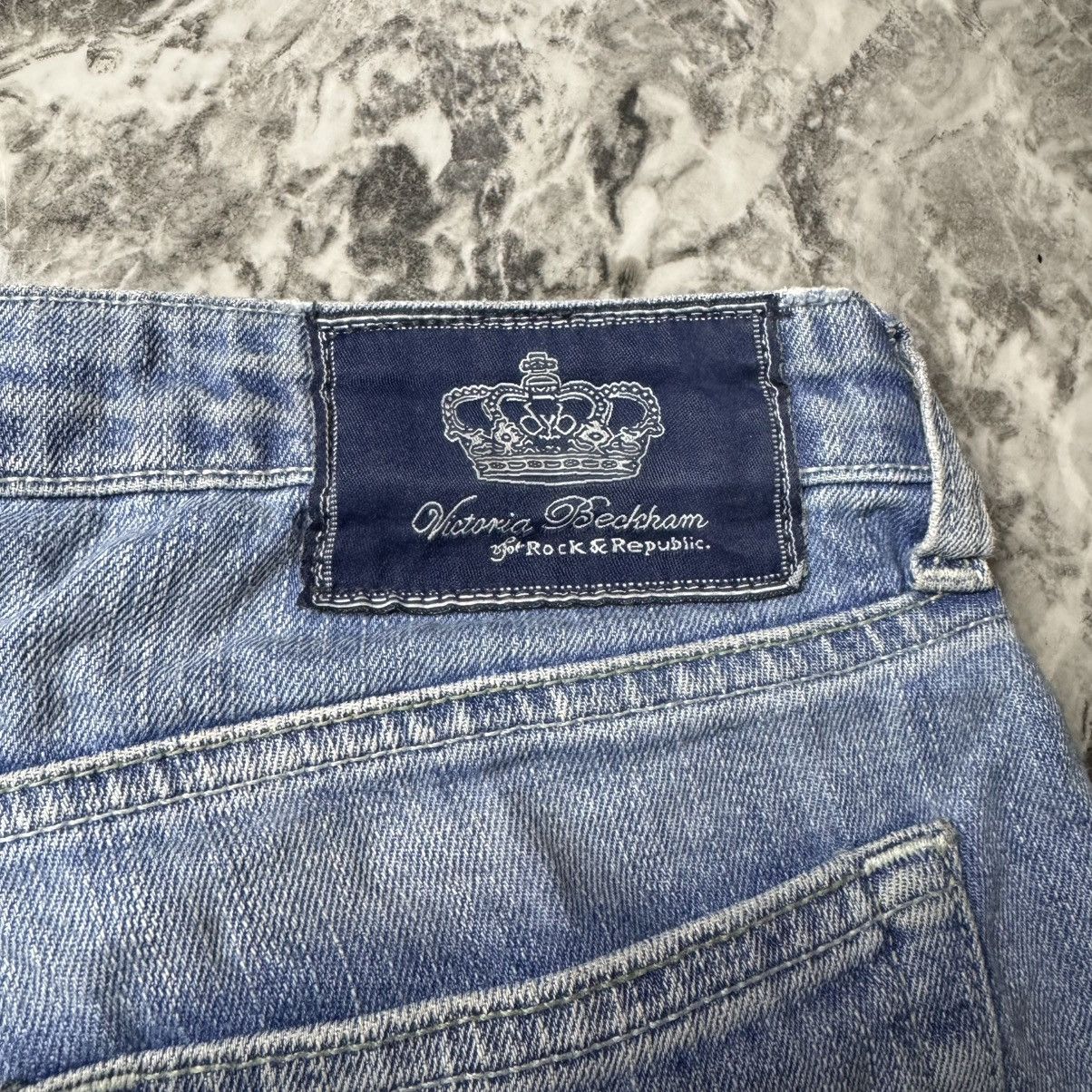 Rock & Republic × Vintage Vintage Y2K Rock Republic x Victoria Beckham 00s Denim Jeans Size 29" - 7 Thumbnail