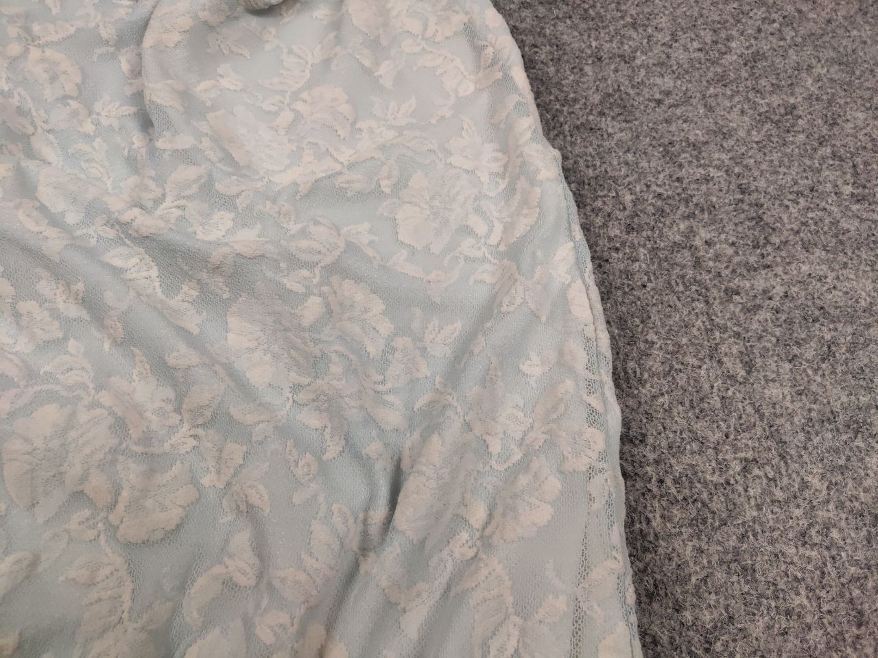 Other Petit Pois by Viviana G Designer lace skirt light blue Size 30" / US 8 / IT 44 - 6 Thumbnail