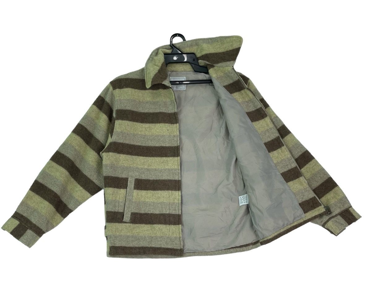 Vintage × Wrangler Vtg 90s Lady Wrangler by WRANGLER multi stripes wool jacket Size ONE SIZE - 3 Thumbnail