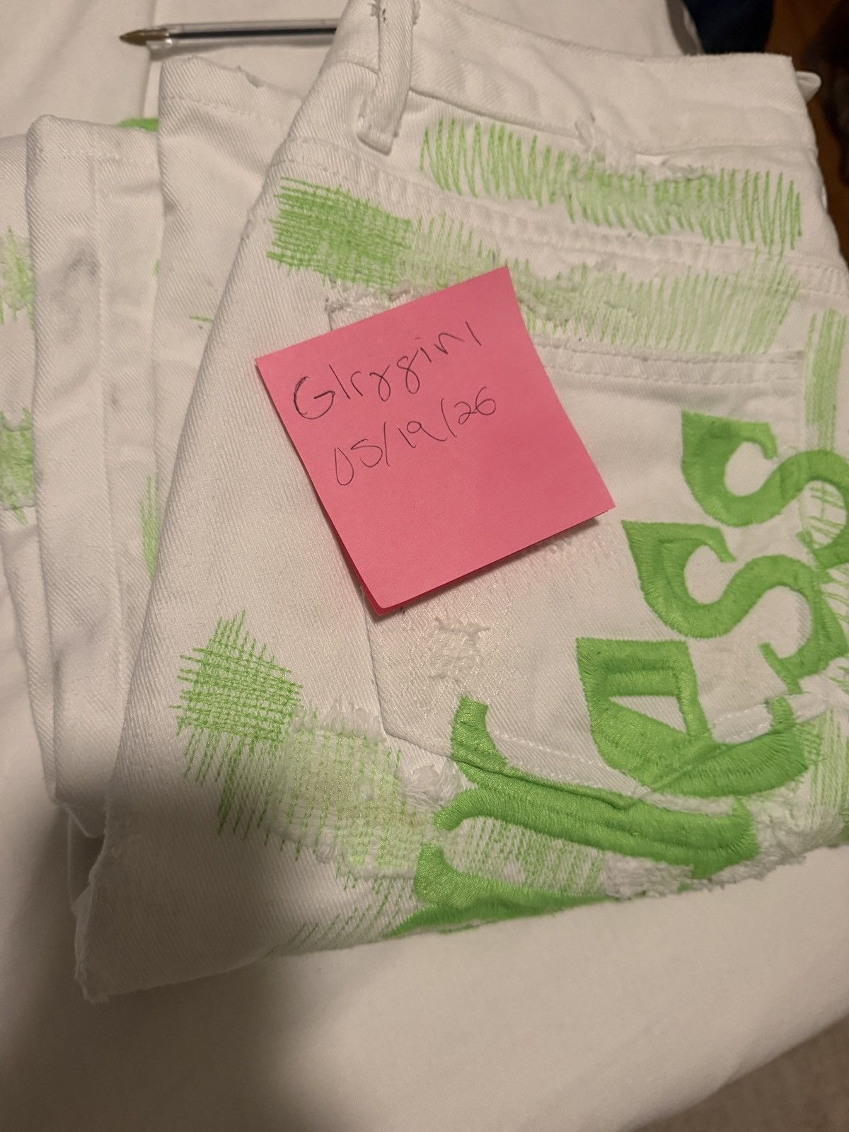 Endless Endless Denim white/green Size US 28 / EU 44 - 11 Thumbnail