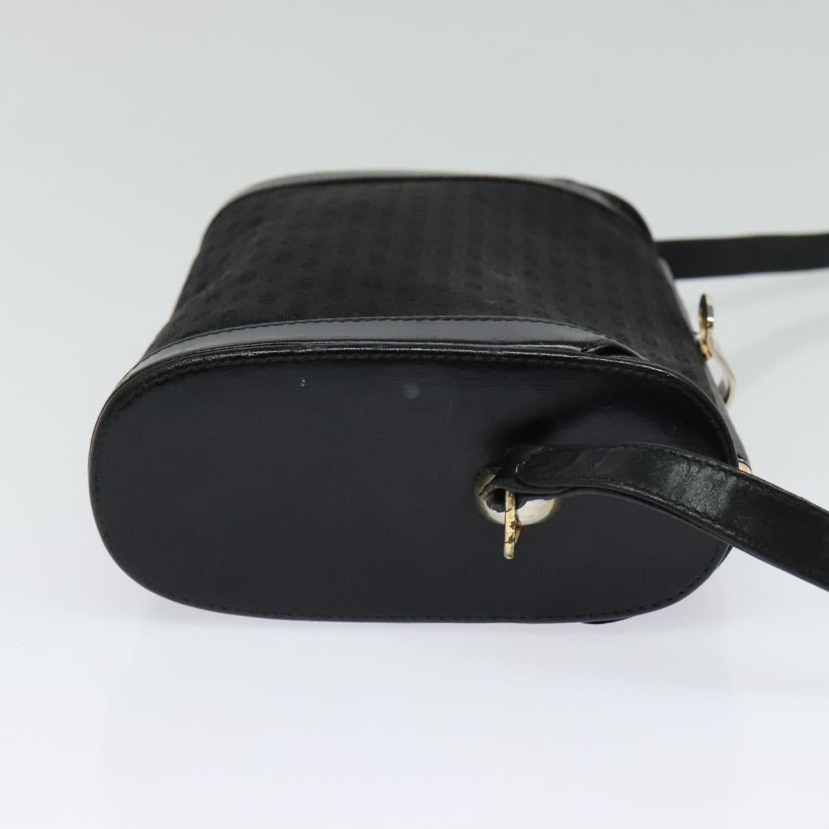 Gucci GUCCI Micro GG Canvas Shoulder Bag Leather Gold Black Size ONE SIZE - 5 Thumbnail