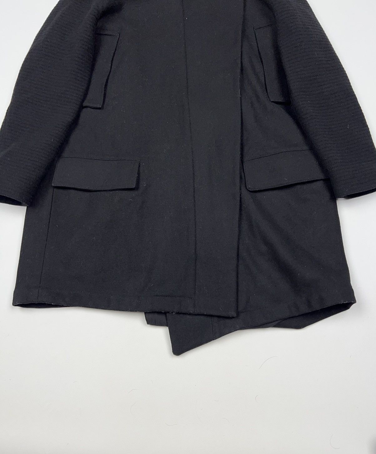 Allsaints Allsaints Odetta Parka Oversized Wool Asymmetrical Coat Size S / US 4 / IT 40 - 10 Thumbnail