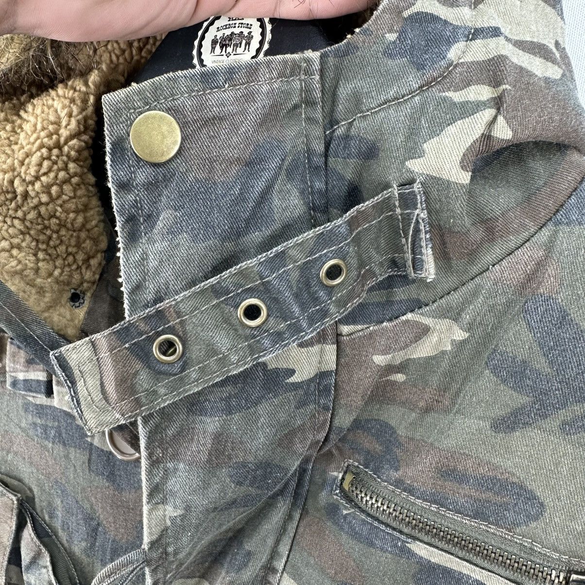 If Six Was Nine Vintage Parka Camo Fur Hoodie Punk LGB Style by Body Shake Size XS / US 0-2 / IT 36-38 - 9 Thumbnail