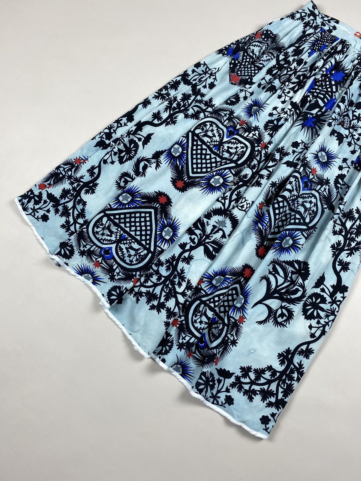 MSGM MSGM ladies overprinted viscose skirt size 40 / L Size 27" / US 4 / IT 40 - 5 Thumbnail