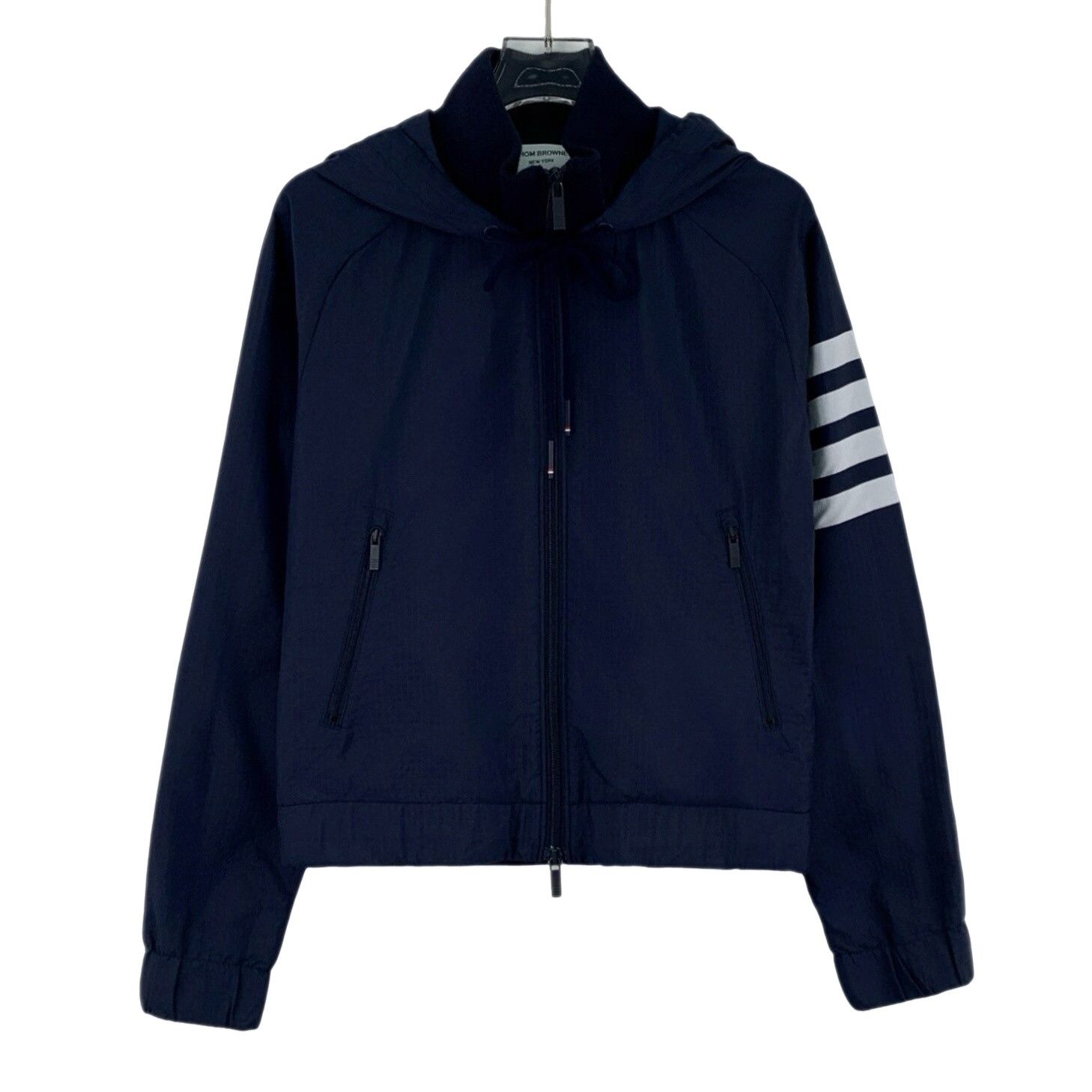 Thom Browne Thom Browne 4-Bar Hooded Zip Up Jacket 38 Size XS / US 0-2 / IT 36-38 - 1 Thumbnail