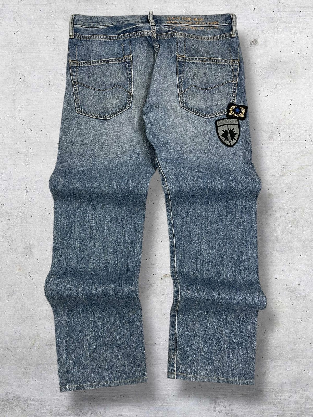 Avirex VINTAGE AVIREX OG 90S DESIGNER WAR MILITARY PATCHWORK DENIM Size US 32 / EU 48 - 9 Thumbnail