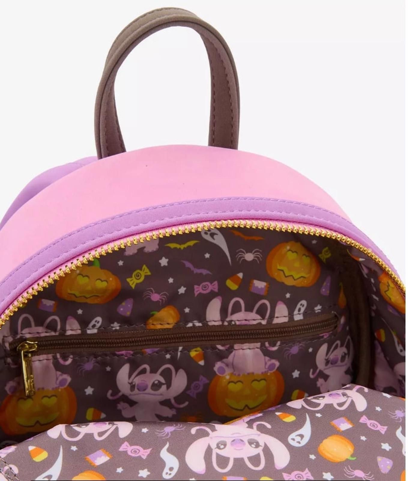 Loungefly Disney Lilo & Stitch Angel Pumpkin Glow-In-The-Dark Mini Backpack.  Loungefly Disney Lilo & Stitch Angel Pumpkin | Mercari main image 4