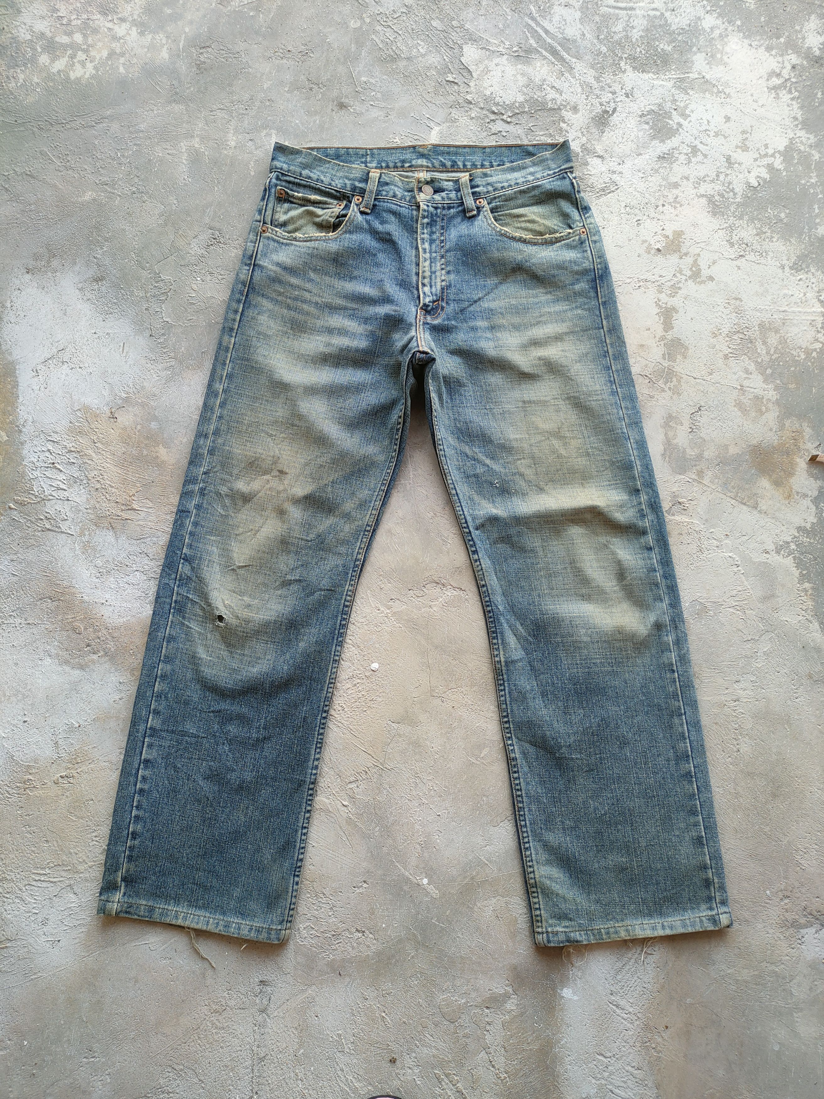 Levi's Vintage Clothing W32 VINTAGE LEVI'S 534 FADED RIPPED JEANS DENIM PANTS Size US 32 / EU 48 - 1 Thumbnail