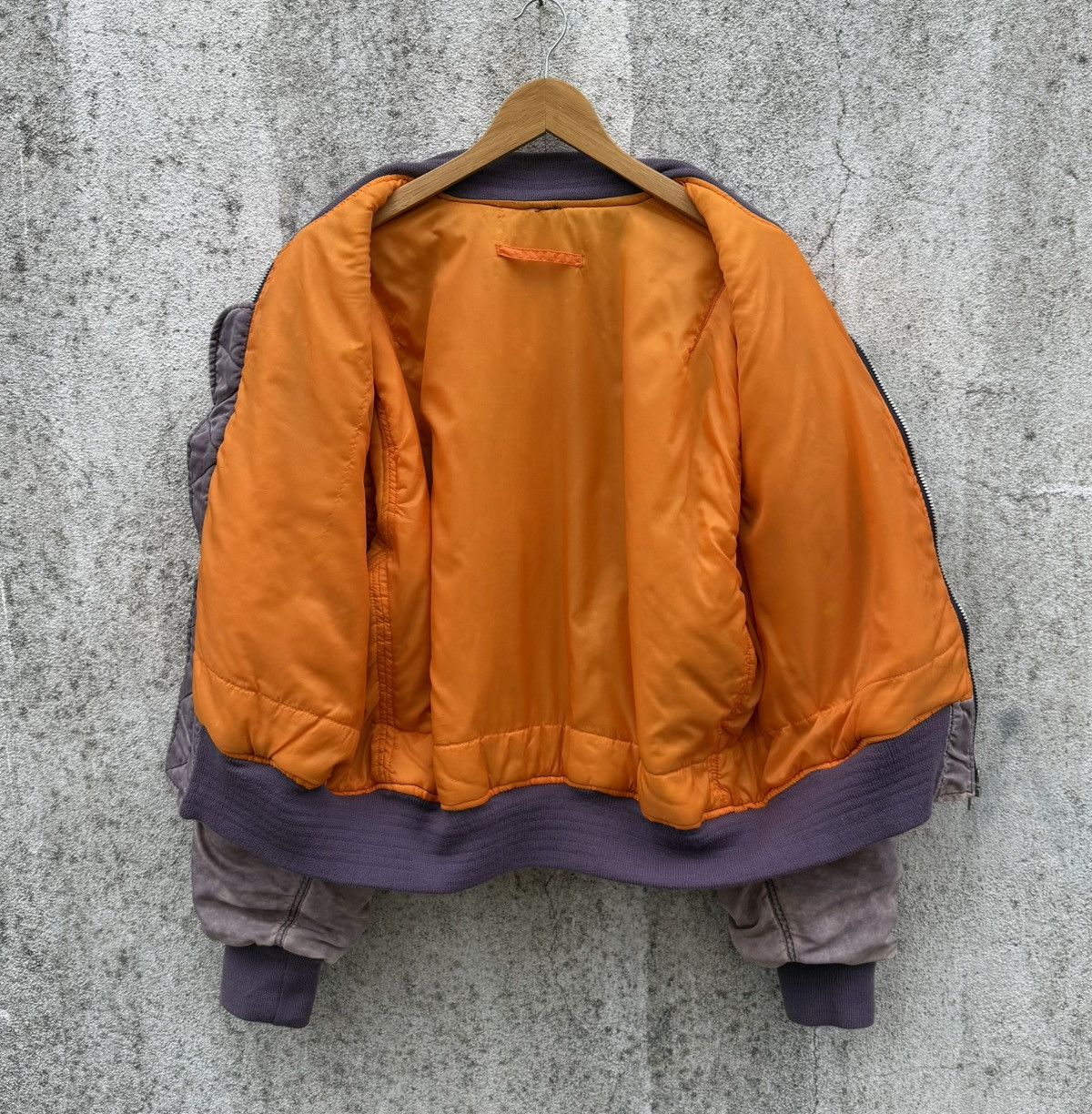 Vintage Vintage Sun Faded Ma-1 Bomber Jacket Size US M / EU 48-50 / 2 - 5 Thumbnail
